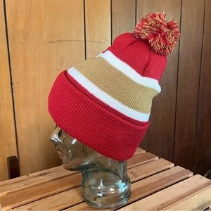 🏈🏉 Football themed Knit Hat w/ Pom Pom🏈🏉